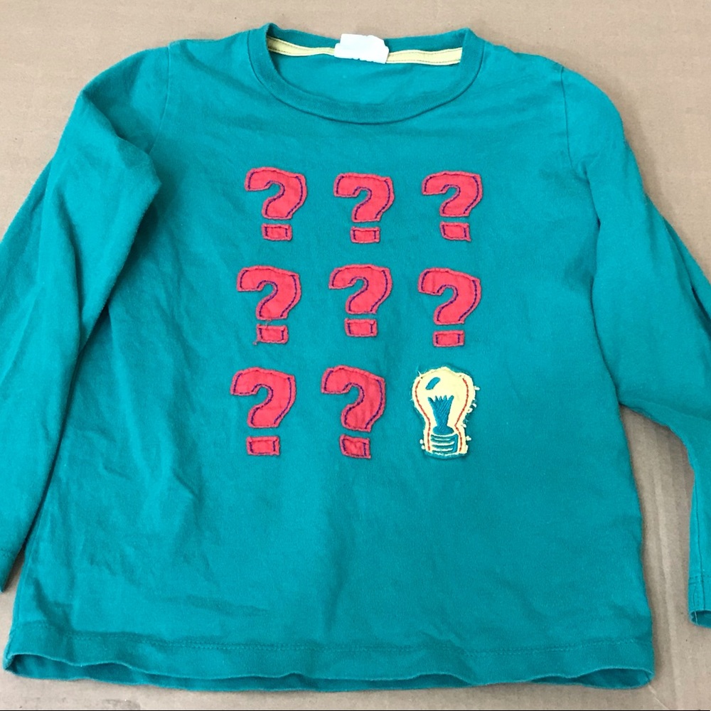 MINI BODEN LIGHT BULB APPLIQUÉ SHIRT BOYS 4-5 YRS